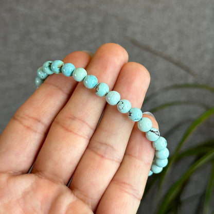 Natural Turquoise Bracelet Size 6.3 mm