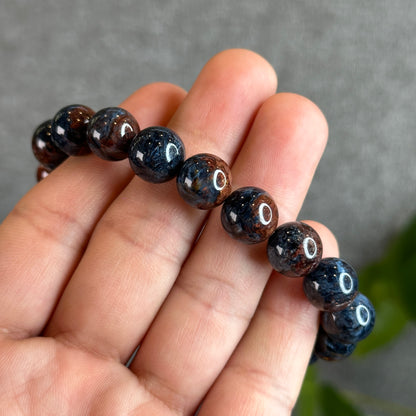 Burgundy Blue Pietersite Bracelet size 11.3 mm