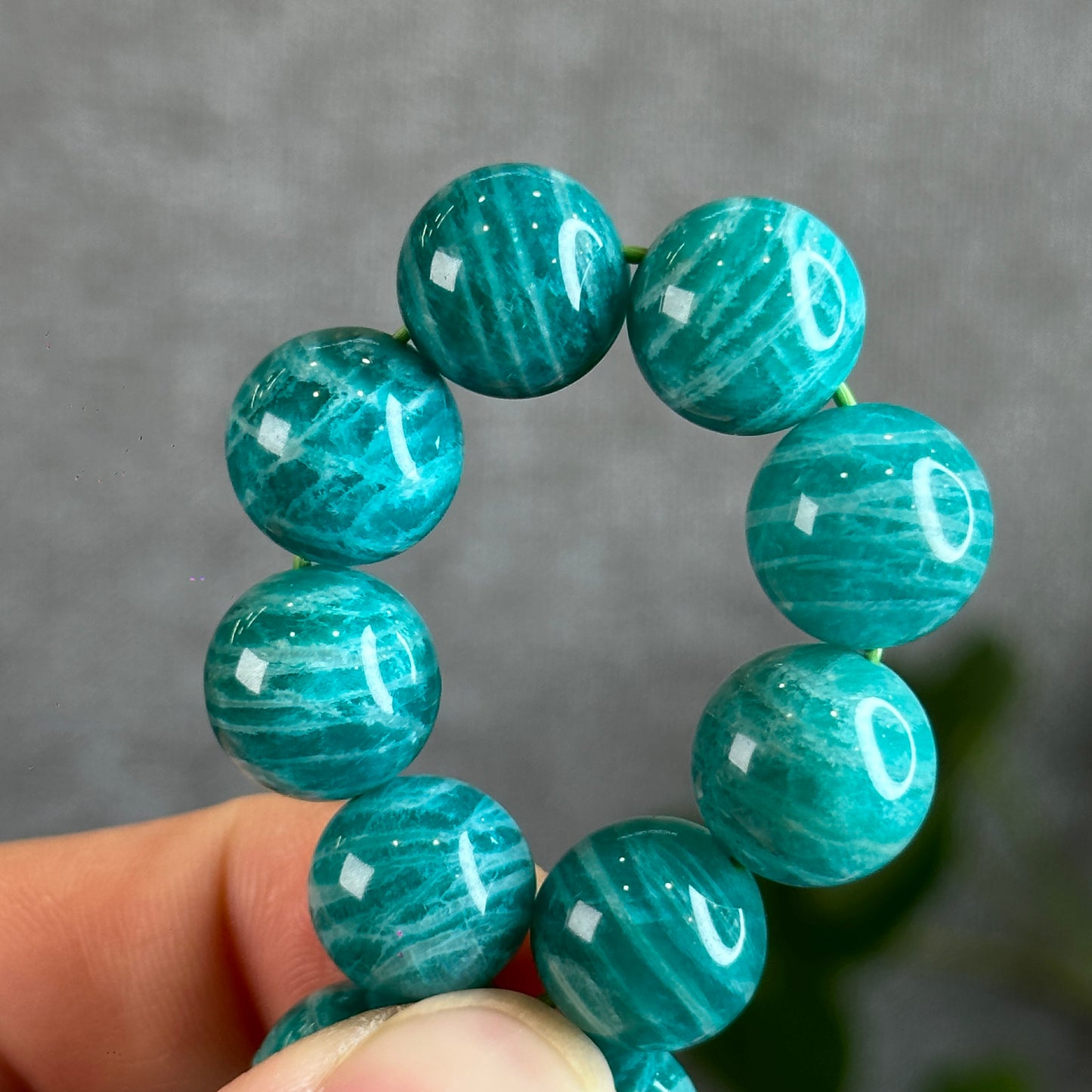 Russian Amazonite Bracelet Size 12.3 mm