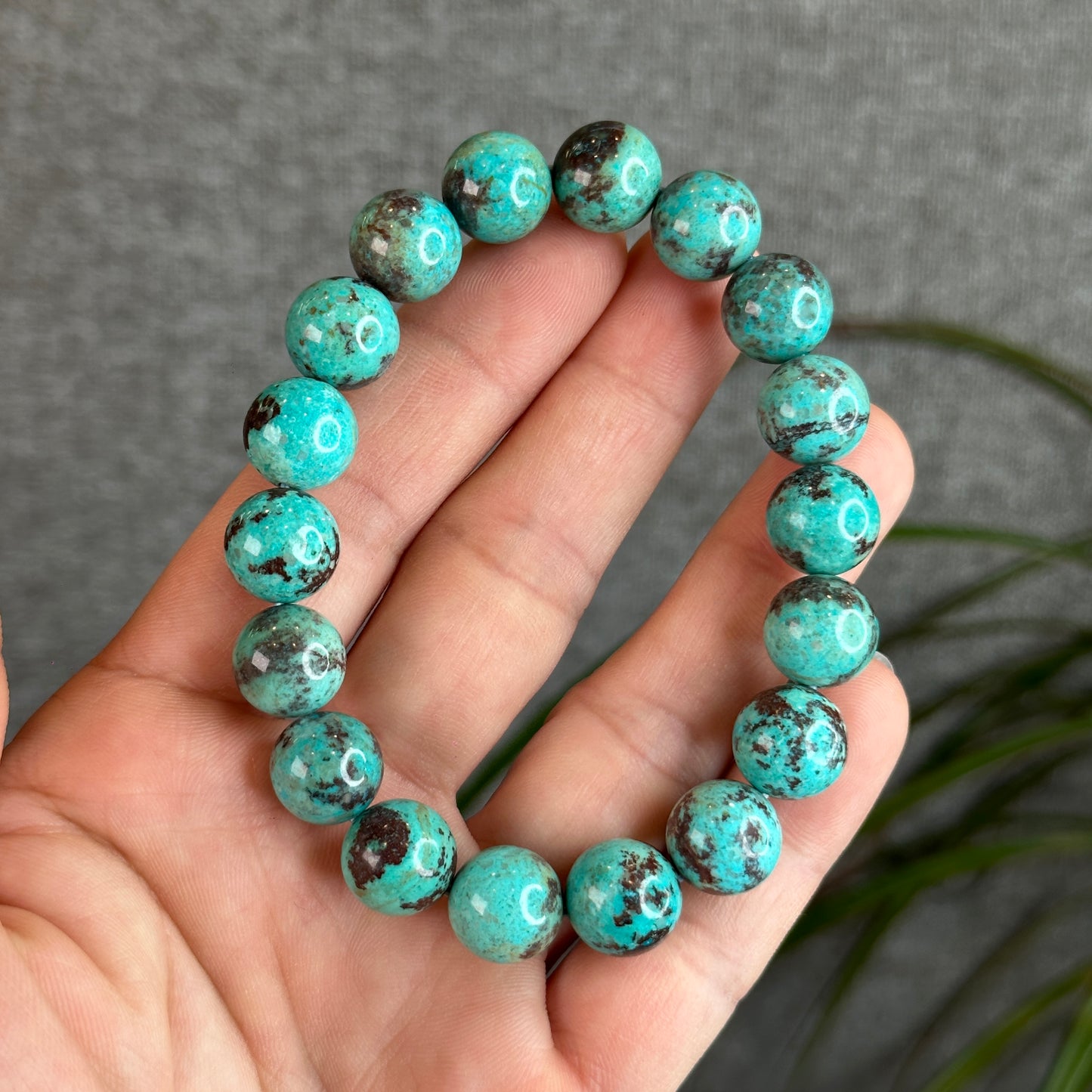 Phoenix Chrysocolla mixed Turquoise Bracelet Size 12 mm