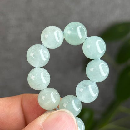 Seafoam Green Aquamarine Bracelet Size 10 mm