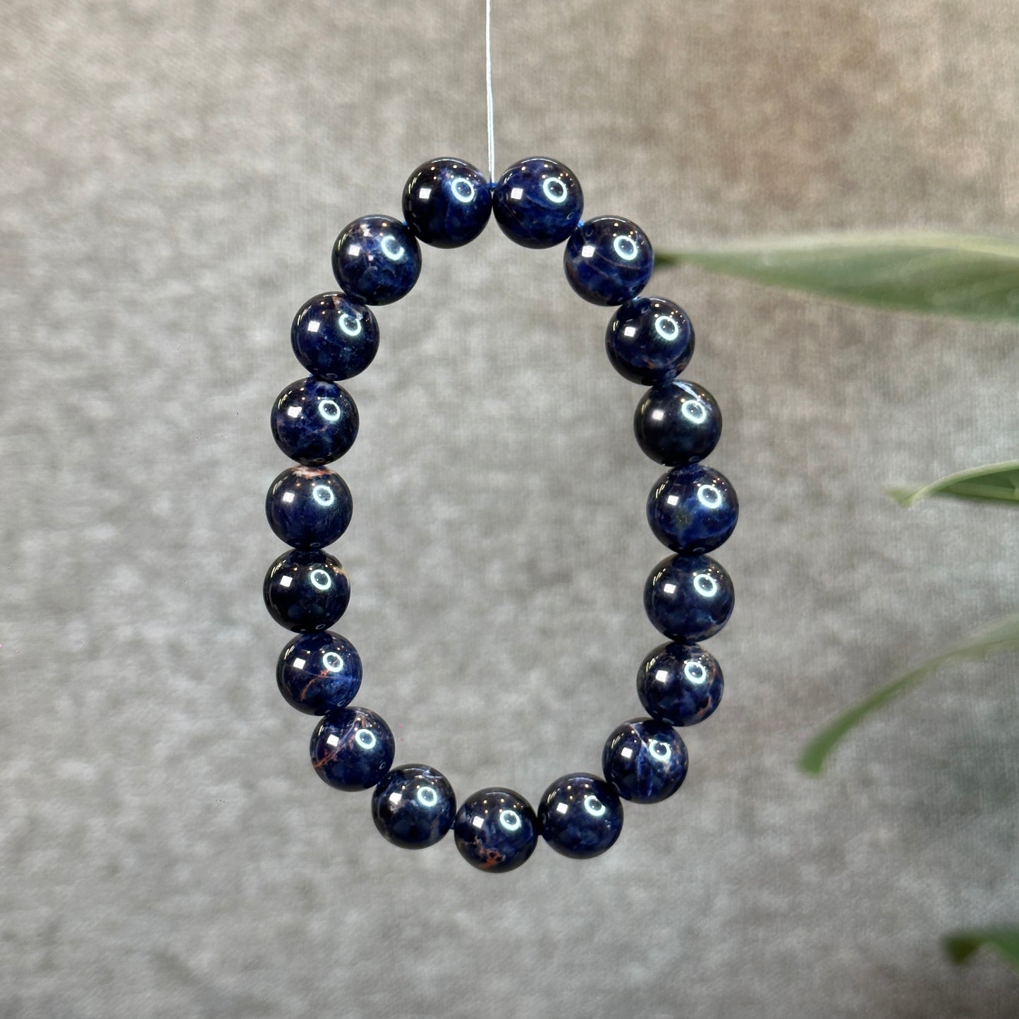 Natural Blue Sodalite Bracelet Size 11 mm