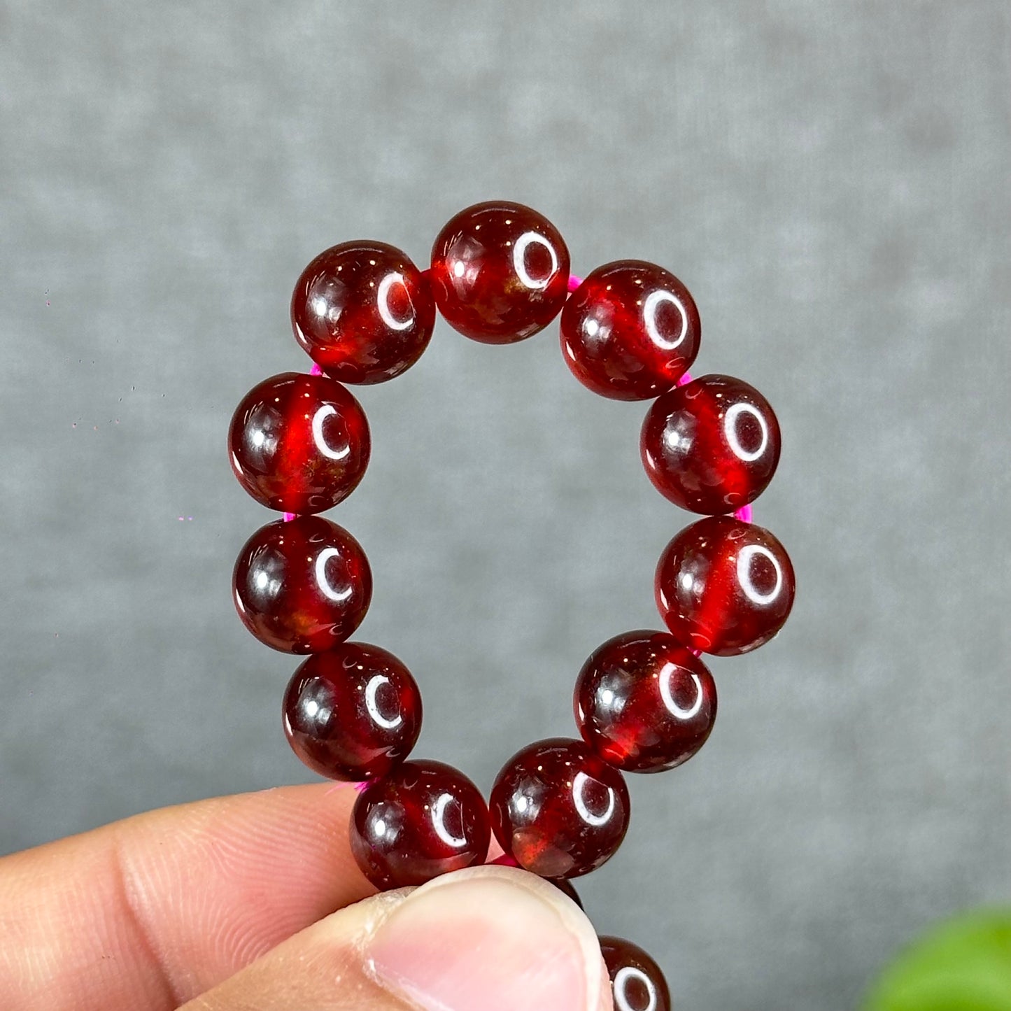 Natural Garnet VIP Bracelet size 8.5 mm