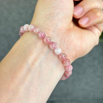 Pink Tourmaline Bracelet Size 7.2 mm
