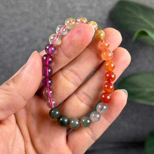 Rainbow Quartz Bracelet Size 7-8 mm