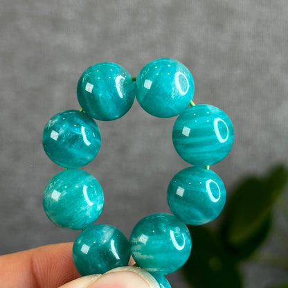 Deep Sea Russian Amazonite Bracelet Size 12 mm