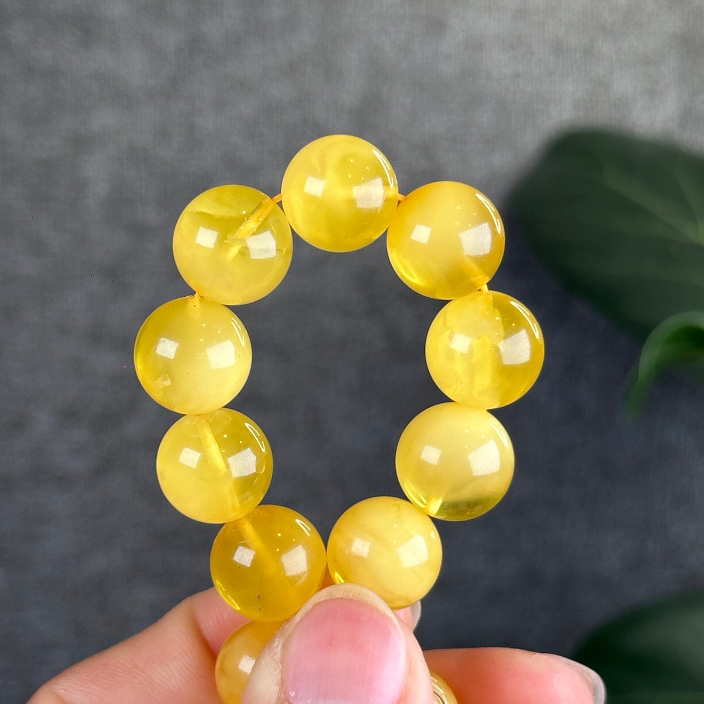 Golden Amber Bracelet Size 12.5 mm