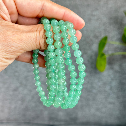 Natural Green Aventurine Bracelet Size 6 mm