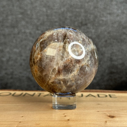 Sphère de pierre de soleil et de pierre de lune