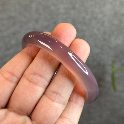 Purple Chalcedony Bangle Size 56.6 mm