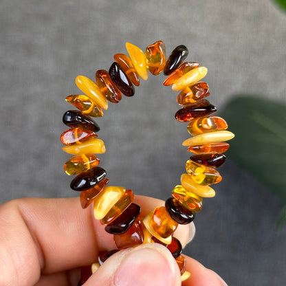 Multi Colour Amber Bracelet Size
