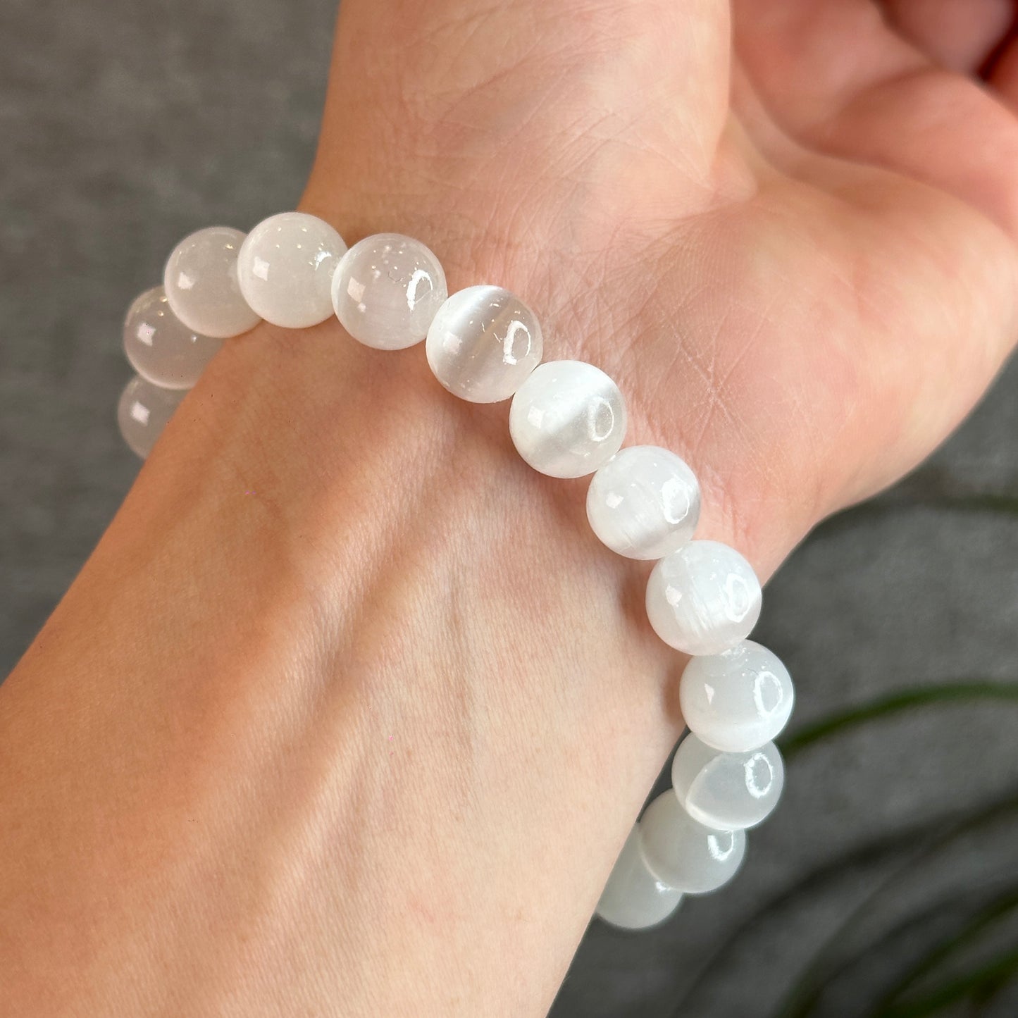 Selenite Bracelet Size 10.5 mm