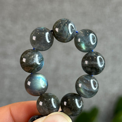 Dark Galaxy Labradorite Bracelet Size 11 mm