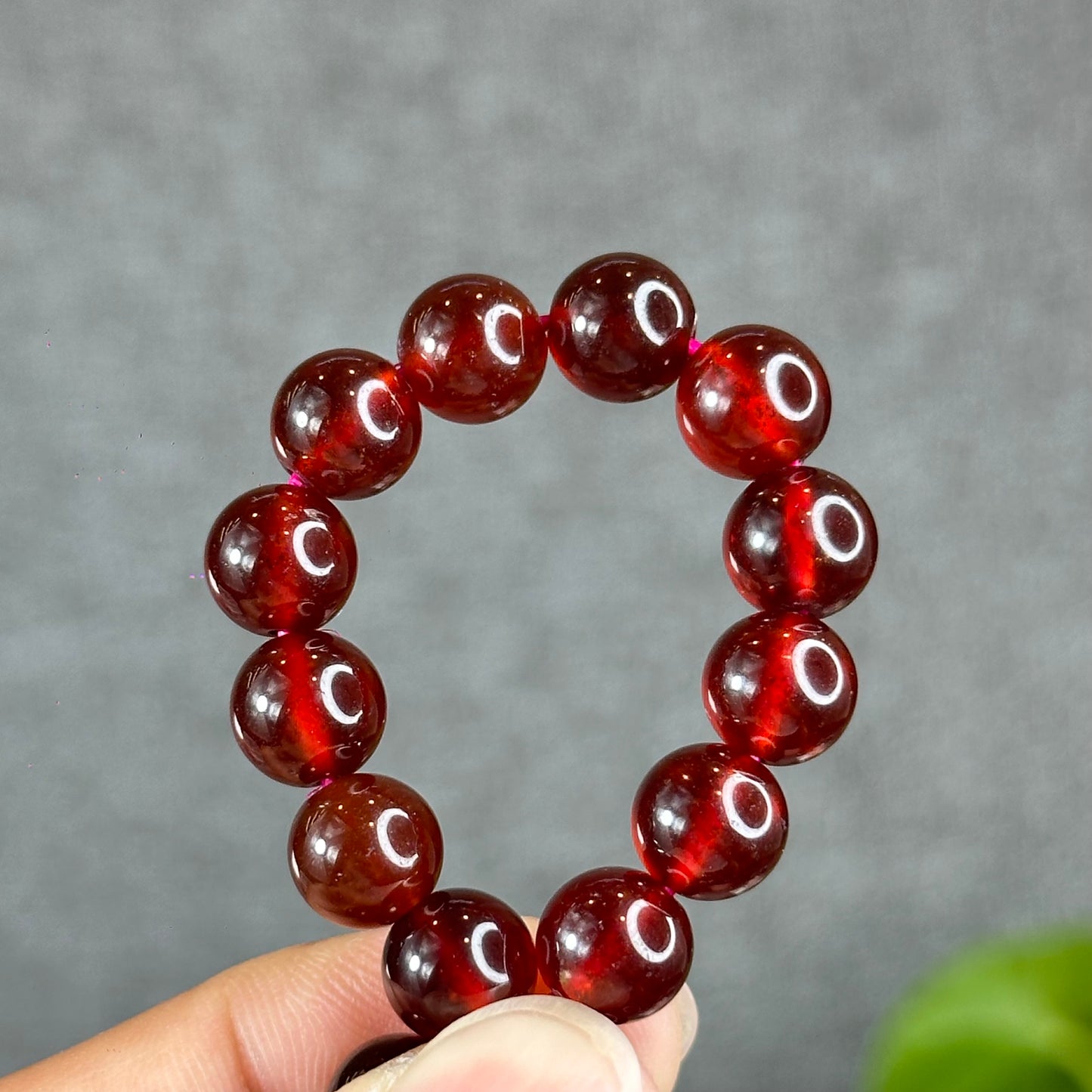 Natural Garnet VIP Bracelet size 8.5 mm