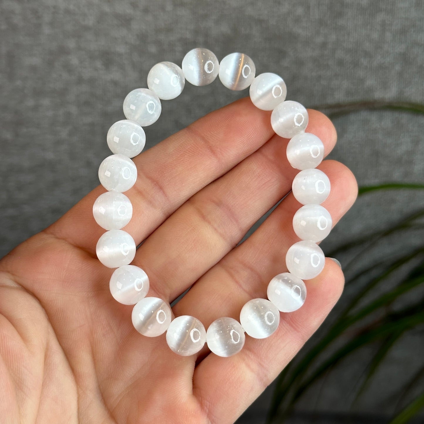 Selenite Bracelet Size 10.5 mm