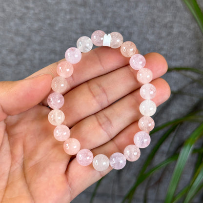 Bracelet Morganite Taille 9 mm