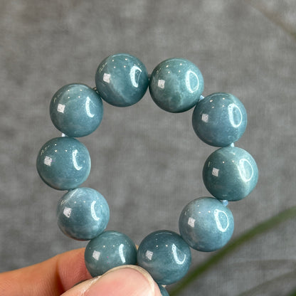 Natural Jadeite Jade Bracelet Size 12 mm