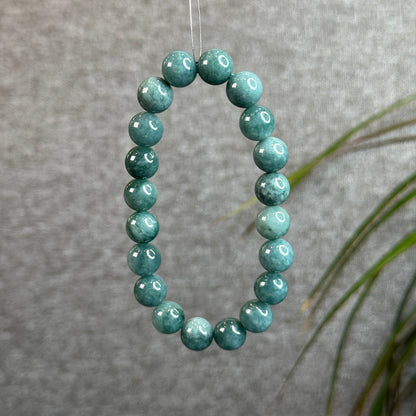 Natural Jadeite Jade Bracelet Size 10 mm