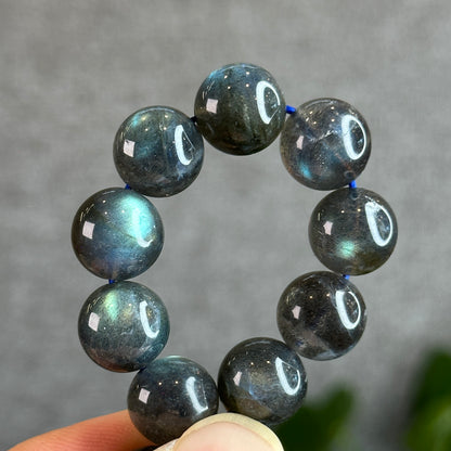 Dark Galaxy Labradorite Bracelet Size 11 mm