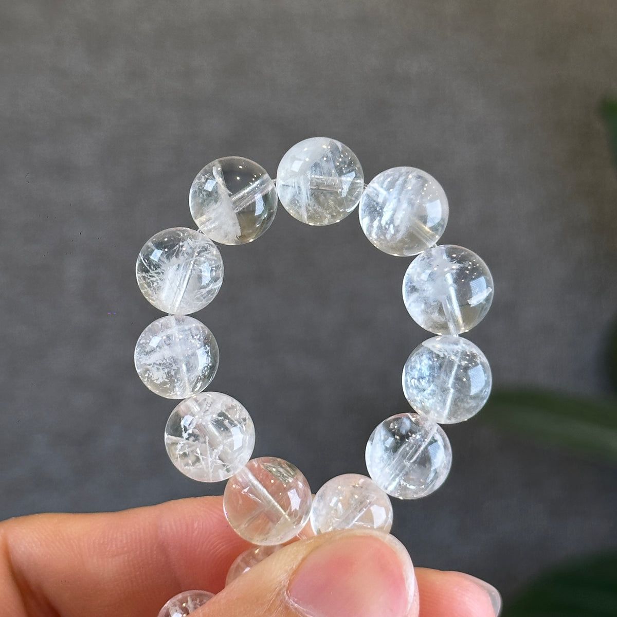 Séricite en Quartz Bracelet Taille 10,7 mm