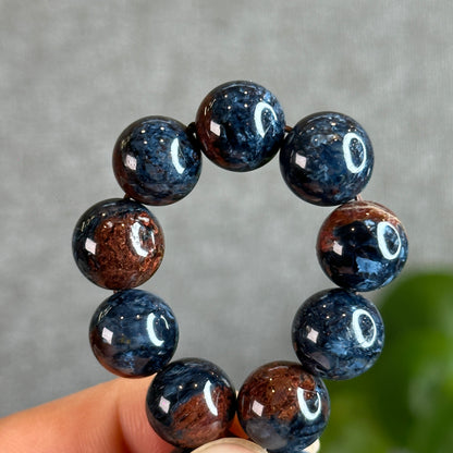 Burgundy Blue Pietersite Bracelet size 11.3 mm