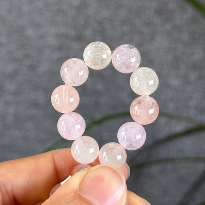 Bracelet Morganite Taille 9 mm