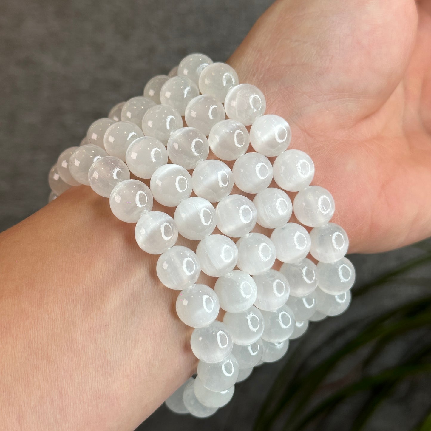 Selenite Bracelet Size 10.5 mm