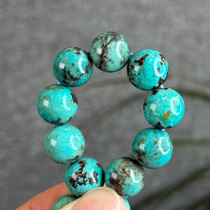 Phoenix Chrysocolla mixed Turquoise Bracelet Size 12 mm