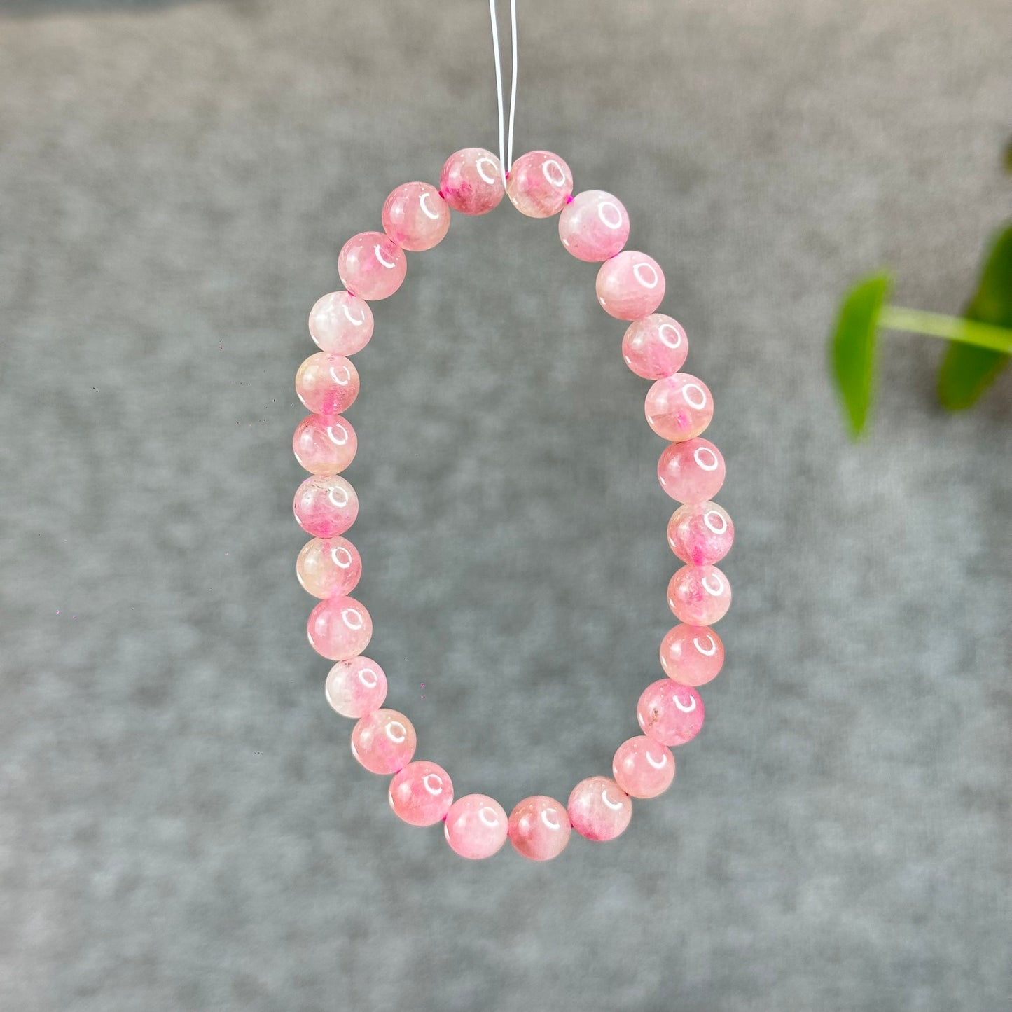 Pink Tourmaline Bracelet Size 7.2 mm
