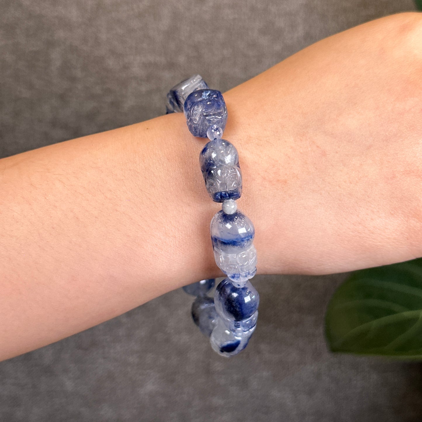 Dumortierite Pixiu Bracelet