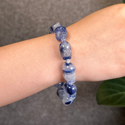 Dumortierite Pixiu Bracelet