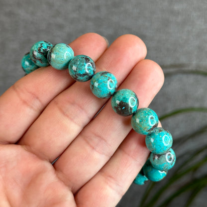 Phoenix Chrysocolla mixed Turquoise Bracelet Size 12 mm