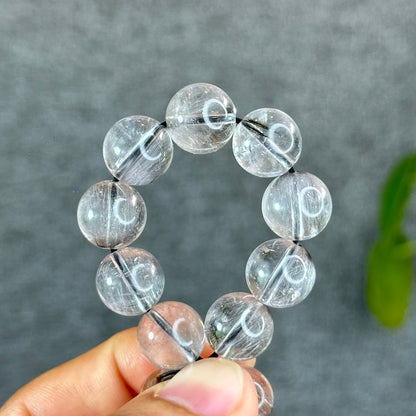 Bracelet Quartz Rutile Brookite Taille 11,5 mm