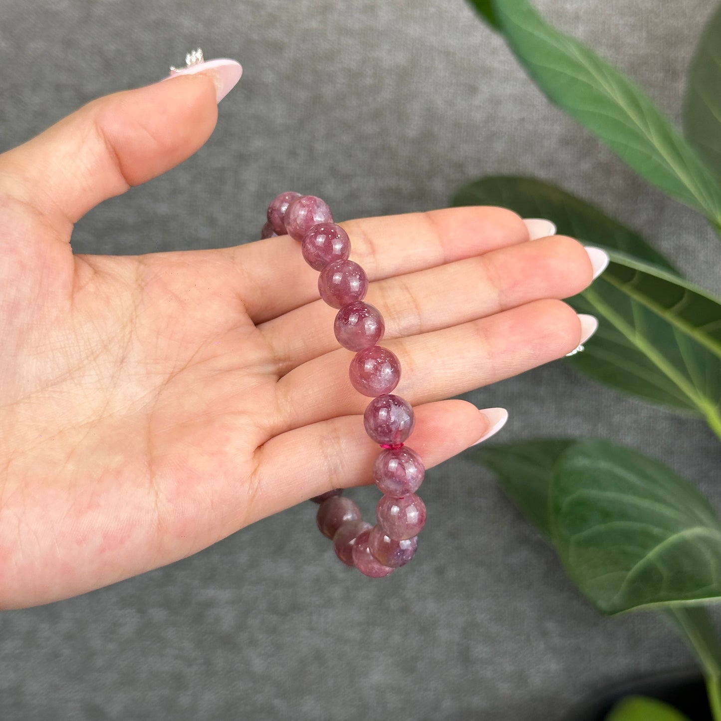 Pink Tourmaline Bracelet Size 9 mm