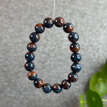 Burgundy Blue Pietersite Bracelet size 11.3 mm