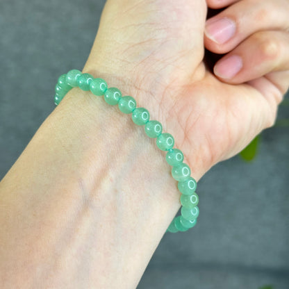 Natural Green Aventurine Bracelet Size 6 mm