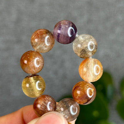 Aura Fluorite Bracelet Size 10.5 mm