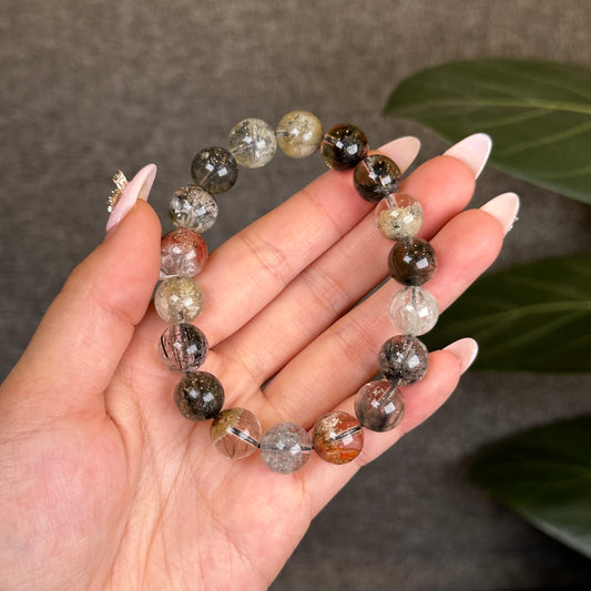 Garden Rutilated Quartz Bracelet 10 mm