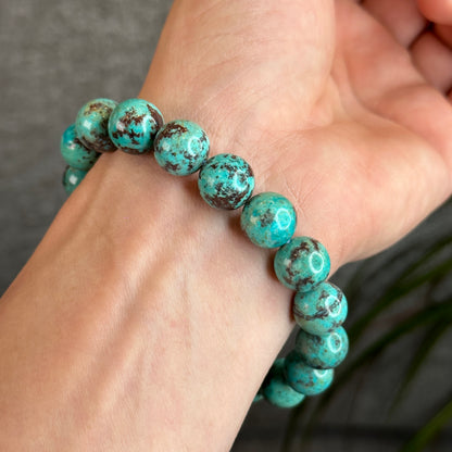 Phoenix Chrysocolla mixed Turquoise Bracelet Size 12 mm