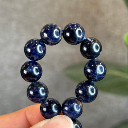Natural Blue Sodalite Bracelet Size 11 mm