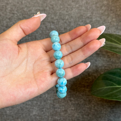 Bracelet Larimar Taille 10 mm