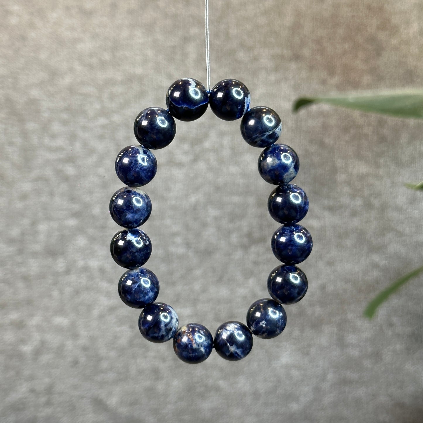 Blue Sodalite Bracelet Size 12 mm