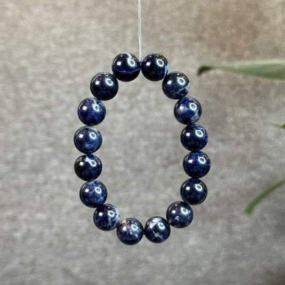 Blue Sodalite Bracelet Size 12 mm