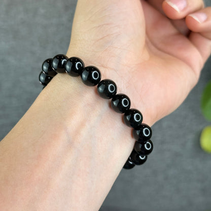 Natural Rainbow Obsidian High Quality Bracelet Size 10 mm