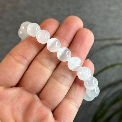 Selenite Bracelet Size 10.5 mm