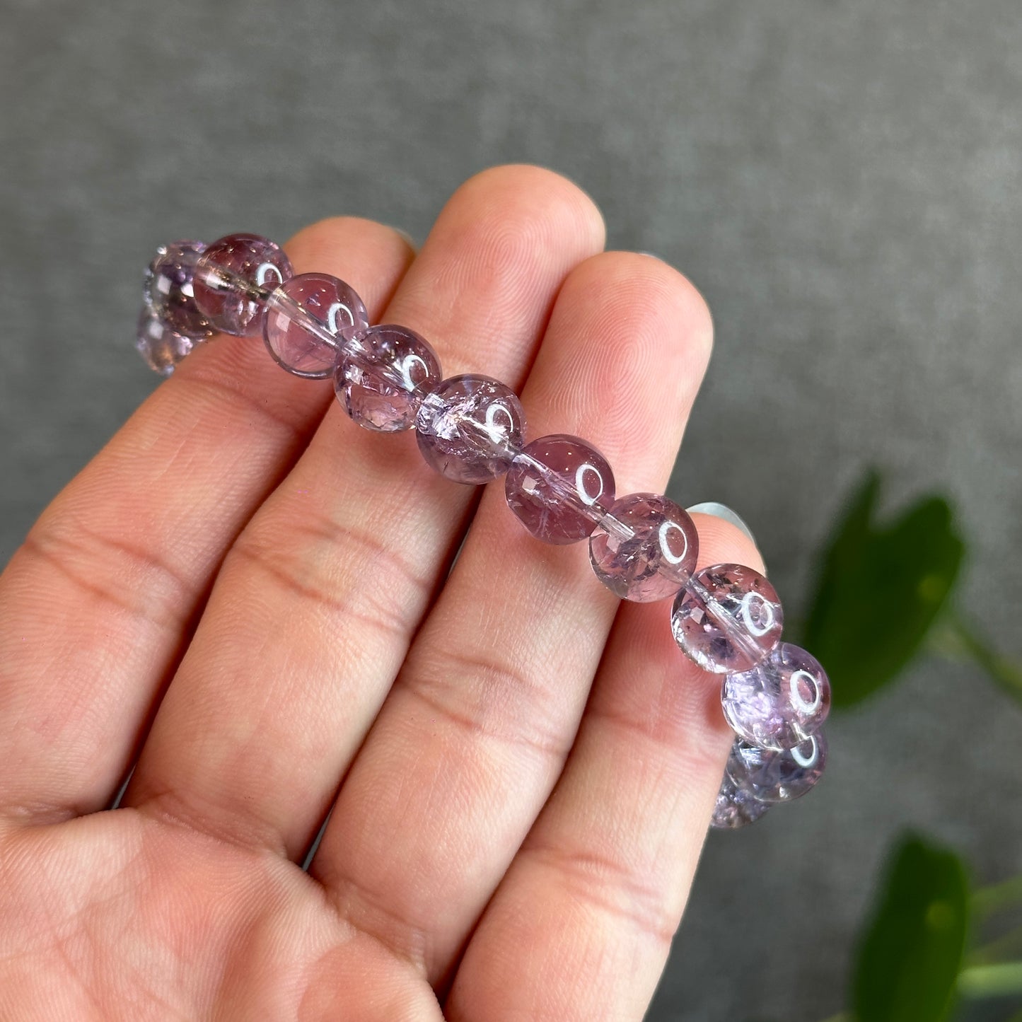 Rainbow Amethyst Bracelet Size 9.7 mm