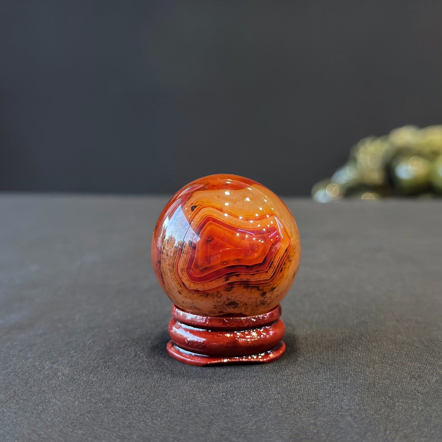 Red Agate Sphere Size 3.8cm