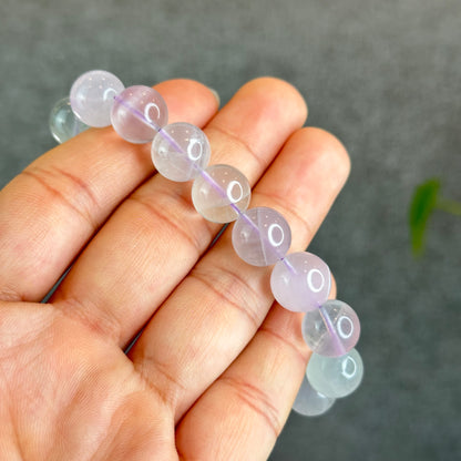Natural Milky Fluorite Bracelet Size 11 mm