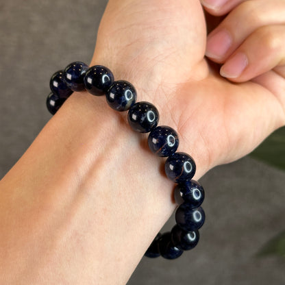 Natural Blue Sodalite Bracelet Size 11 mm