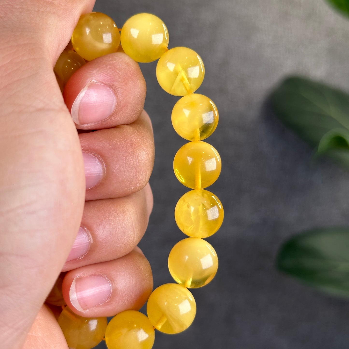 Golden Amber Bracelet Size 12.5 mm